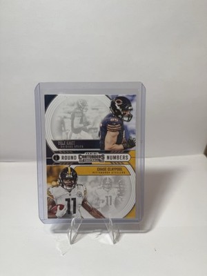  2020 CONTENDERS CHASE CLAYPOOL-KMET 2ND ROUND NUMBERS STEELERS #2