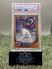 2025 BOWMAN MEGA BOX BOWMAN ROOKIES MEGA AUTOGRAPHS #JWO JAMES WOOD PSA 10
