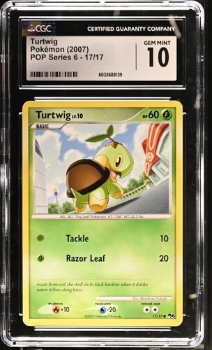 Turtwig graded CGC 10 for sale on eBay