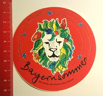 Sticker/Decal: Bavarian Summer Brand of Bavarian Gardeners (17081675)