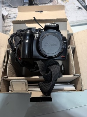 Canon EOS Rebel XTI 400D 10.1MP Digital SLR Camera - Black working (Body Only)