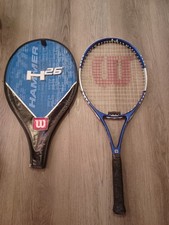 WILSON Roger FEDERER VOLCANIC Blue White Tennis Racket Grip Size: 4 3/8