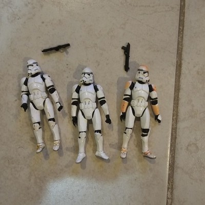 Lot of 3 Star Wars Revenge of the Sith Quick Draw Attack Clone Troopers 2004
