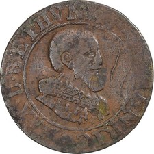 [#135948] Principality of Boisbelle-Henrichemont, Double Tournois, 1636, Henrich