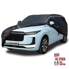 Car Cover Waterproof All YL: Fit 170-190 inches SUV Black with cotton lining 