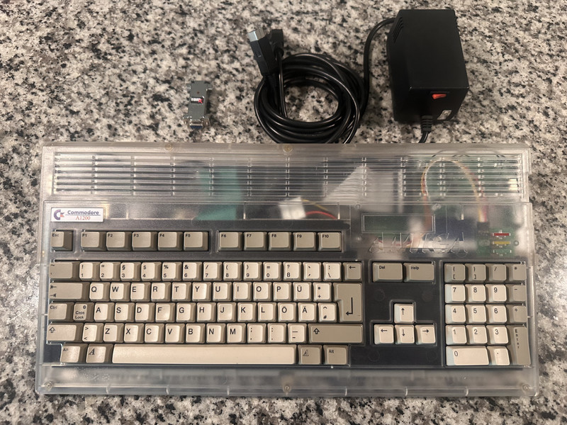 Commodore Amiga 1200 computer w 3.9 CM4 Pistorm RTG AGA & Power supply and Mouse