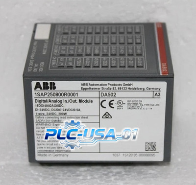 1PCS Brand New ABB 1SAP250800R0001 Digital/Analog I/O Module DA502 Fast ship