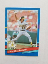 Dennis Eckersley 1991 Donruss #270 Oakland Athletics
