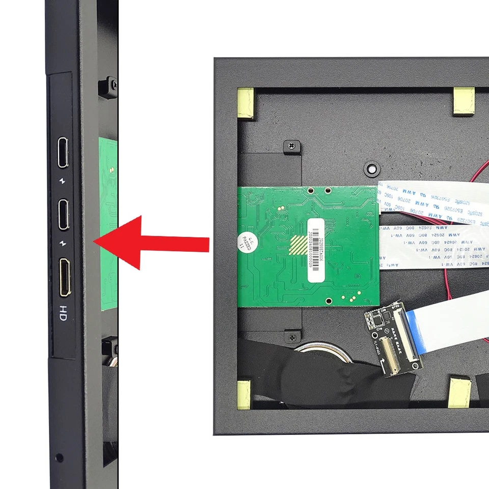 LCD Board for iPad 3 LP097QX1 LTL097QL01 USB C HDMI Video Control Monitor Frame - Image 2 of 4