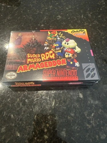 New ListingSuper Mario RPG Armageddon , CIB Sealed , SNES ,  RARE ! Flashback Ent LAST COPY
