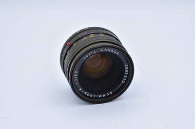 Leica SUMMICRON-R 50mm f/2 レンズ Leica 50mm f/2 Summicron-R 3RD Cam Lens, Made in Canada {55} [CAN