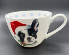 Portobello Inspire Mug French Bulldog Bone China England Christmas Dog Frenchie