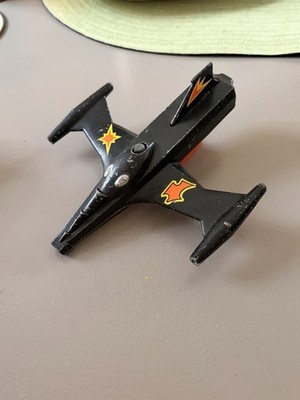 Vintage Dinky Toys TRIDENT STARFIGHTER Diecast 1978 #362 No Front Missile - LV