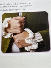 Victorian Cuffs Crochet Pattern Card Page