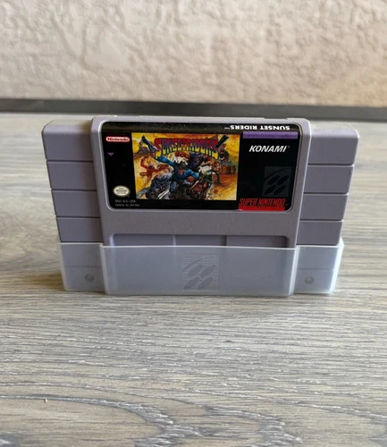 Sunset Riders (Super Nintendo SNES, 1993) Tested Working