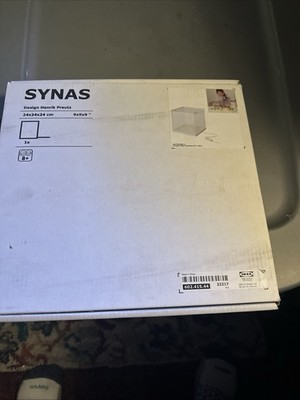 Ikea SYNAS LED Lightbox   9x9x9  NEW DESIGN Henrik Preutz Box / Display Box