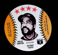 1976 Orbaker's WILLIE HORTON NM Promo