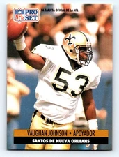 1991 Pro Set Spanish #159 Vaughan Johnson Fresh Break EX-EXMINT