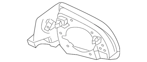 New Genuine BMW Supporting Ring Black Righ (2015-2017) OE 51167327914