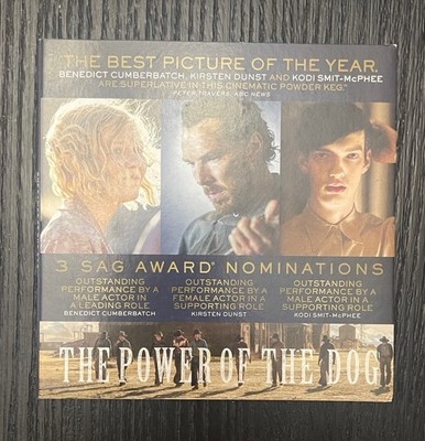 The Power of the Dog (FYC DVD 2021) Screener Benedict Cumberbatch Kirsten Dunst
