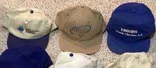 10 Vintage Genuine Enron Hats, Added 1 New. 1 Duplicate. Authentic.