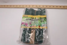 (50-Pk) Allfenz Plant Support Clips Plastic Green PSC50