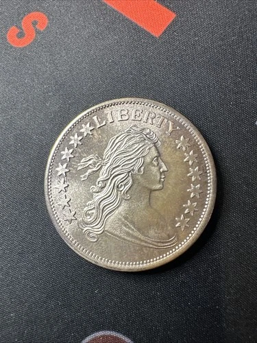 Liberty Draped Bust Design 1 Troy Oz .999 Fine Silver Bullion Round Ounce (C)