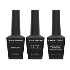 Chaun Legend Gel Trio - Base | Top | Matte 3pcs Total 2025