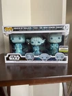 Funko Pop Star Wars Anakin Yoda Obi-Wan Endor 3-Pack Amazon Exclusive GITD