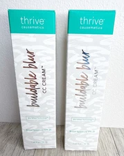Thrive Causemetics Buildable Blur CC Cream Medium Cool Undertones LOT OF 2