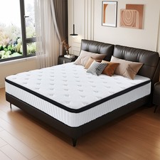 12 Inch Queen Size Mattress Gel Memory Foam Hybrid Pocket Spring Bed in a Box