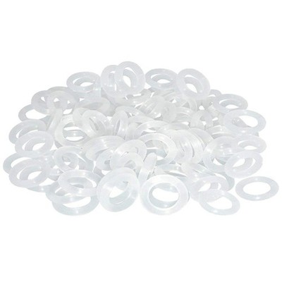 120Pcs Clear Rubber O-Ring Keyboard, O-Rings Keycaps, Switch Dampeners Keycap, f