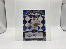 2024 Leaf Metal Trent Caraway DW-TC1 Diamond Wonders Blue Prismatic Auto /15