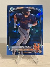 2025 Bowman Draft Sapphire Carson Benge Chrome #BDC-138 New York Mets