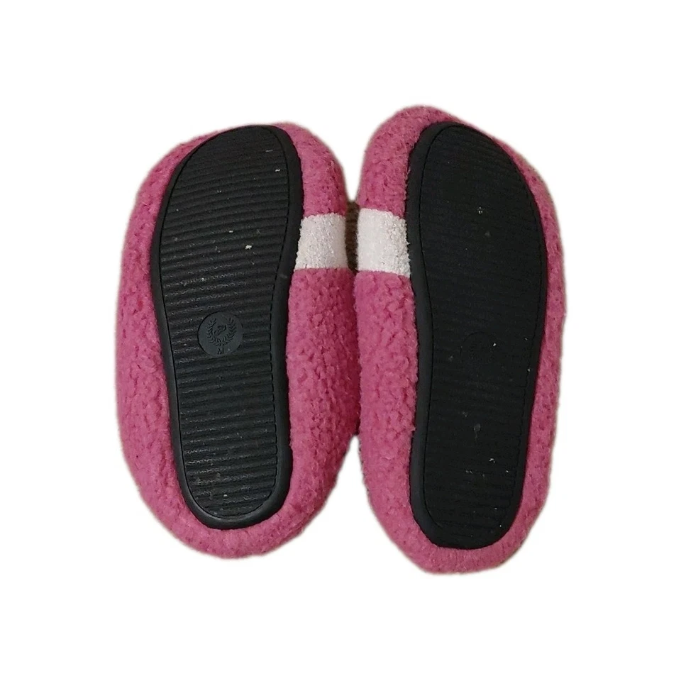 Zapatillas Sherpa ROSA Victoria's Secret M Punta Cerrada Rosa Perro Toboganes Difusas Sin Cordones Foto 4 de 4
