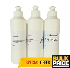 Professional Conductive Gel Hyaluronic Collagen Elastin RF Spa HIFU IPL 3-Pack