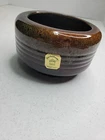 Haeger USA brown Green pottery Planter Gardenhouse Vintage 4" Tall 6" Width