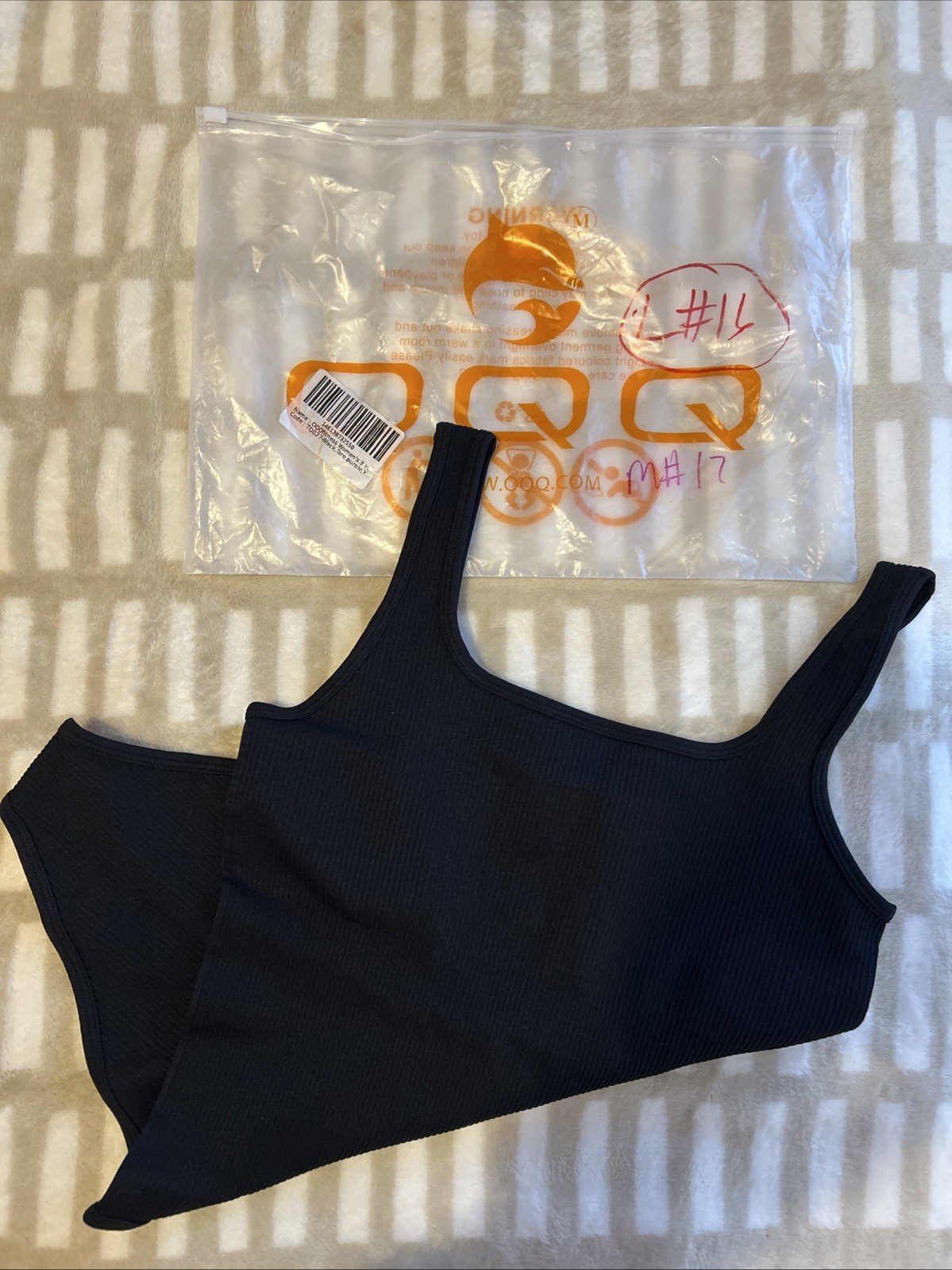 OQQ Women's Bodysuit 3-Pack Ribbed