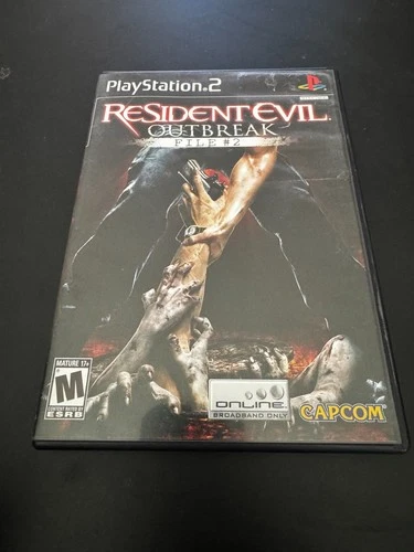 Resident Evil Outbreak File 2 (Sony PlayStation 2 PS2, 2005) CIB w Rebate Card
