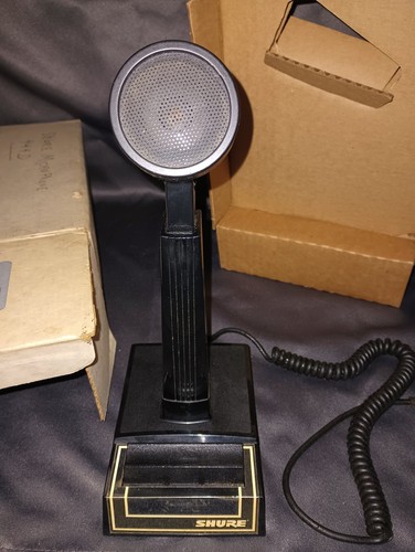 VINTAGE MIKROFON MAGNETYCZNY STEROWANY SHURE 444D - Zdjęcie 2 z 4