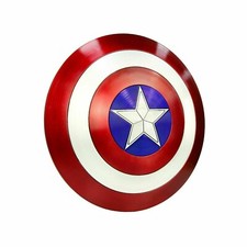 Captain America Shield - Metal Prop Replica - 24" Accurate Super Hero Shield GIF