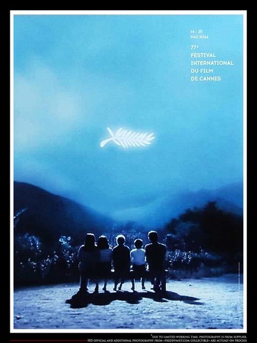 CANNES FILM FESTIVAL 2024 French Grande Rolled Vintage Movie Poster Original