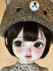 1/6 BJD Doll Resin Body Bare Face Makeup Eyes Cute Bambi Girl SD Collect Gifts