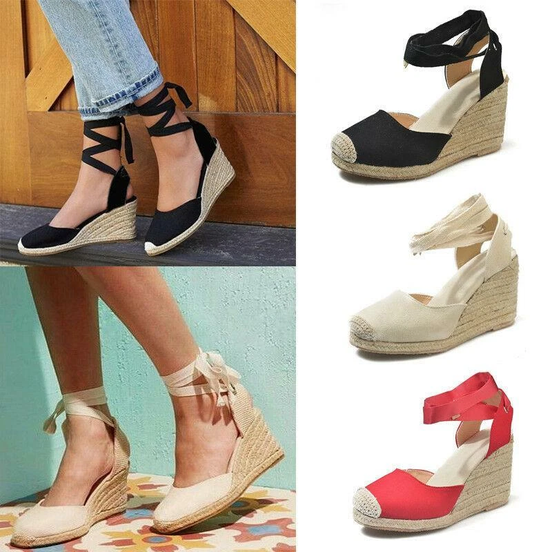 Platform espadrilles hotsell closed toe