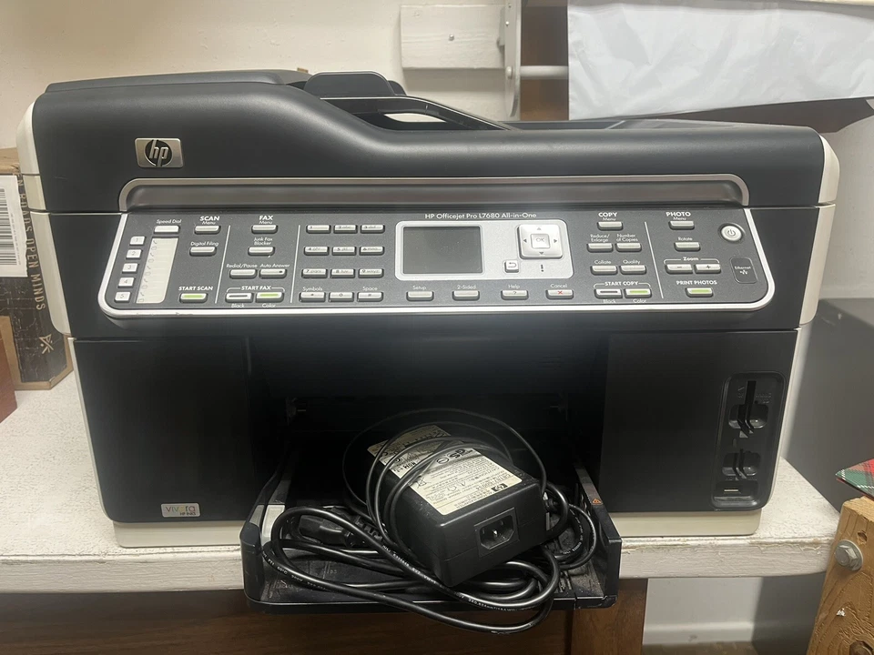 HP Officejet Pro L7680 All-In-One Inkjet Printer used - Image 2 of 2