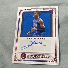 Karim Mane 2020-21 CHRONICLES EXCALIBUR APPRENTICE ROOKIE RC AUTO #APR-KMN MAGIC