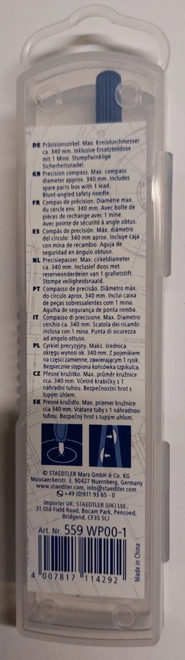 Zirkel Set von STAEDTLER - Mars Basic 559 - NEU - - Bild 2 von 2