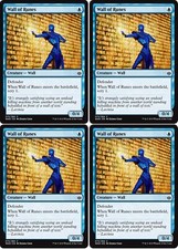 MTG - 4x WALL OF RUNES - War of the Spark (C)