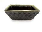 Vintage Hull USA A4 Planter Scalloped Green Drio Glaze RECTANGLE PLANTER MCM FAB