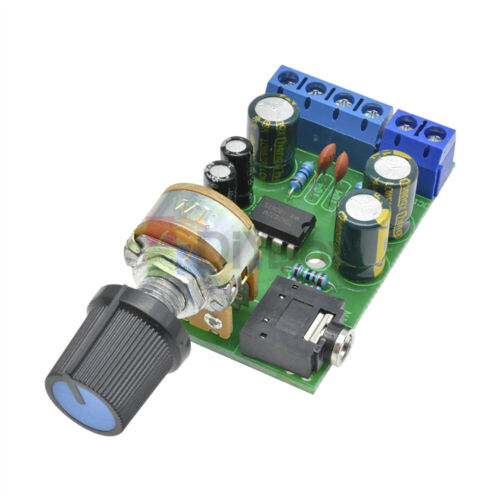 DC 1.8-12V TDA2822M 2.0 Channel Stereo Mini AUX Audio Amplifier Board Module AMP - Picture 1 of 8